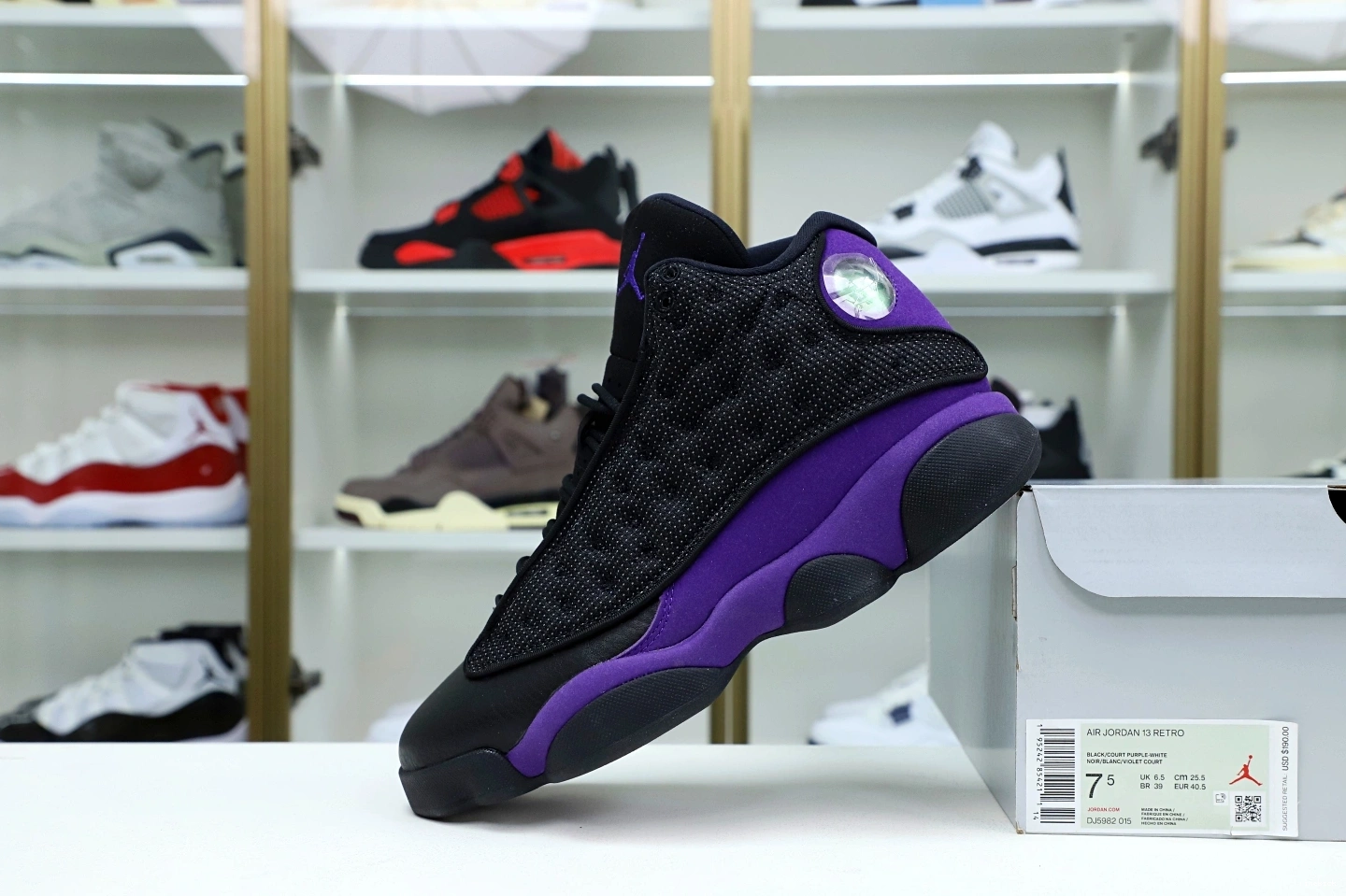 JORDAN PURPLE' 'COURT 13 RETRO AIR JORDAN AIR 0109